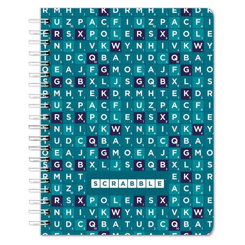Cuaderno Pen + Gear espiral multimateria diseño scrabble - 100 hojas