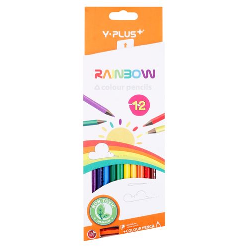 Lápices de color V-Plus+ rainbow caja - 12 Pzas