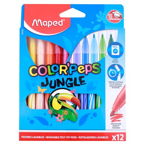 Marcadores Maped color peps ocean - 24 Uds