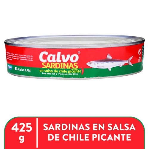 Sardina Calvo Picante Ovalada - 425gr