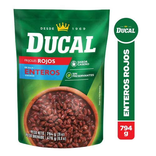 Ducal Frijol Entero Rojo Dpk 794gr