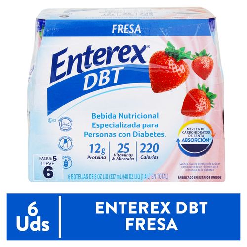 Complemento Enterex  Fresa - 1185ml