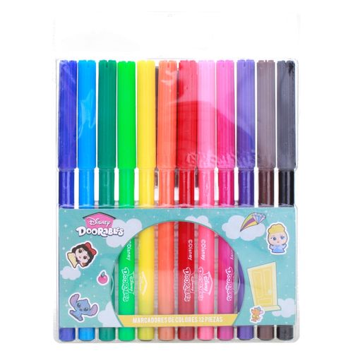 Marcadores Doorable disney Infantiles - 12 Pzas