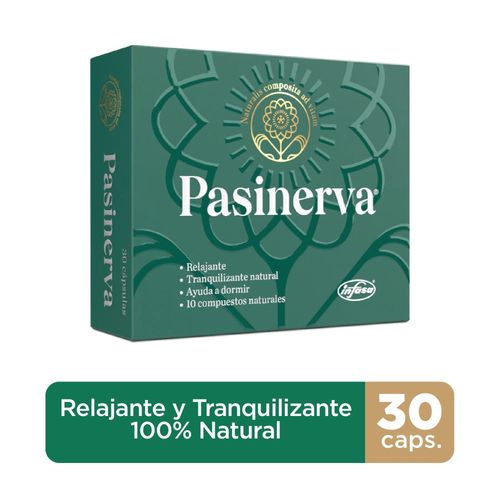 Relajante y Tranquilizante natural Pasinerva - 30 capsulas