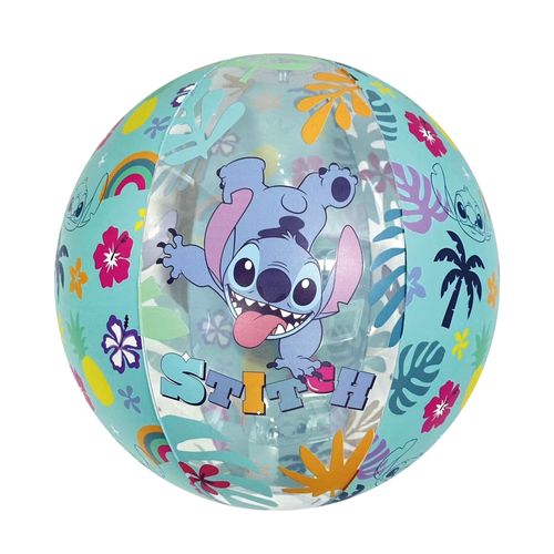 Pelota Disney Inflable Playa Stitch - 41 cm