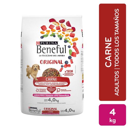 Comida para perro adulto Beneful sabor carne - 4 kg