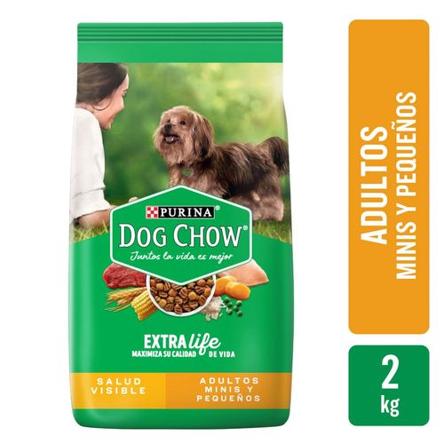 Alimento Perro Adulto Purina Dog Chow Extra Life Minis y Pequeños 2 kg