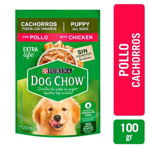 Alimento Húmedo Cachorros Purina Dog Chow Pollo -100g