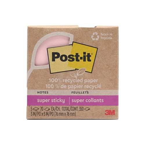 Notas adhesivas Post - It  amarillas medidas 3 x 3 cm - 100 hojas