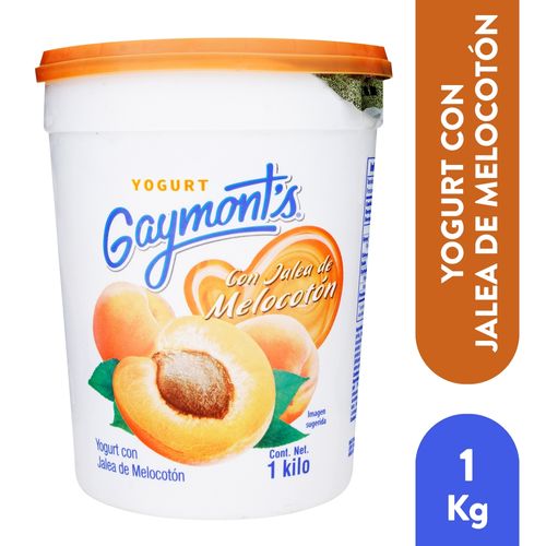 Yogurt Gaymonts Melocotón - 1000 ml