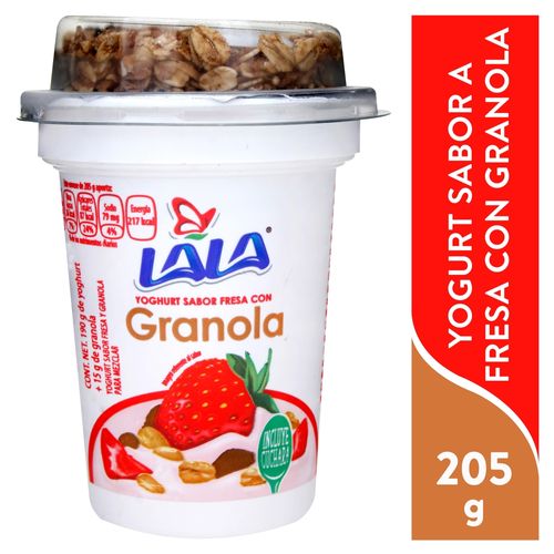 Yogurt Lala Fresa Y Granola - 205gr