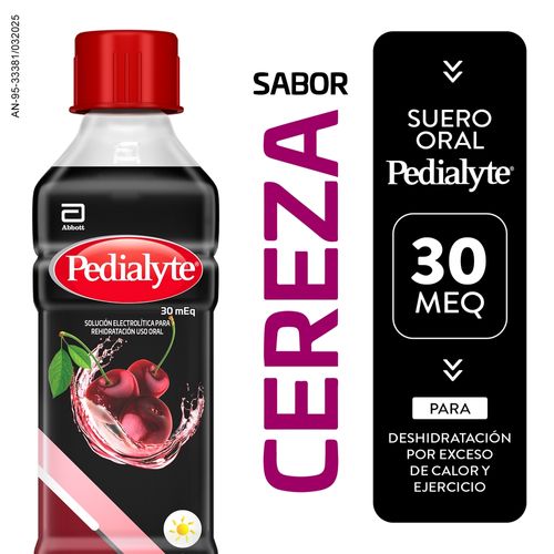 Suero de Rehidratación Pedialyte Líquido Cereza 30 mEq-500 ml