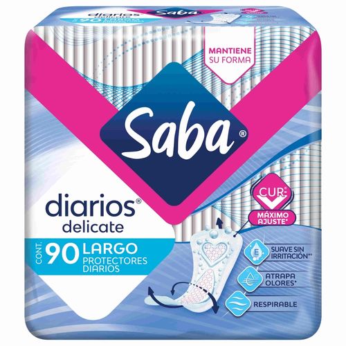 Protectores Diarios Saba Regular Delicate - 90Uds