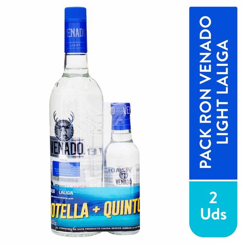 Ron Quezalteca Venado Light 750 Mas 200ml