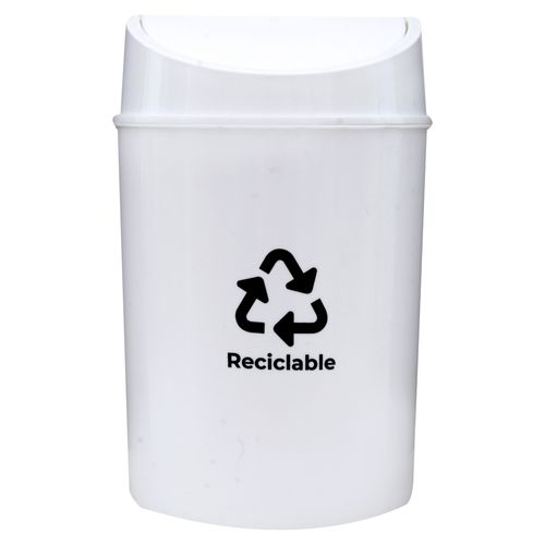 Basurero Swing para Reciclaje de Plástico Oceano, Capacidad para 20 Lt