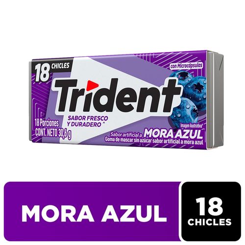 Trident Evup Mora Azul 18 Pzas - 30.6 g