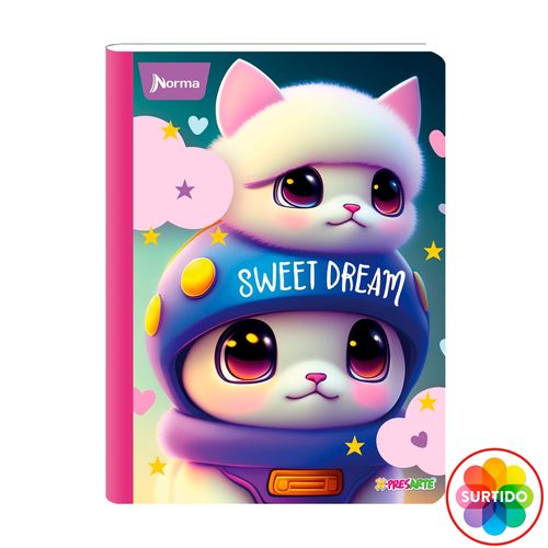 Cuaderno Norma cosido surtido - 100 hojas