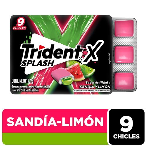 Goma de Mascar Trident Splash Sandia - 17,1 g