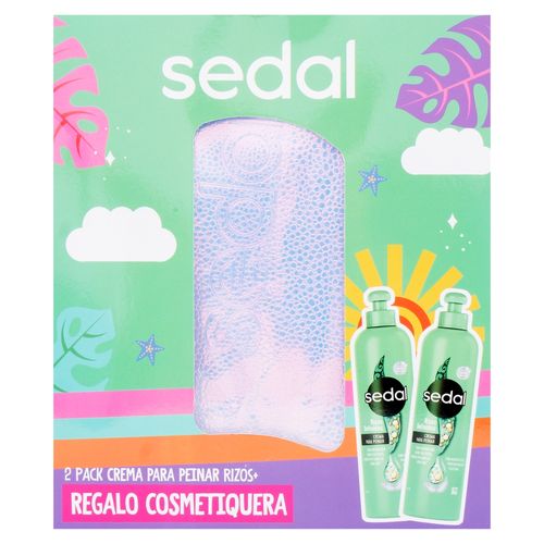 Crema Rizos Sedal, incluye cosmetiquera