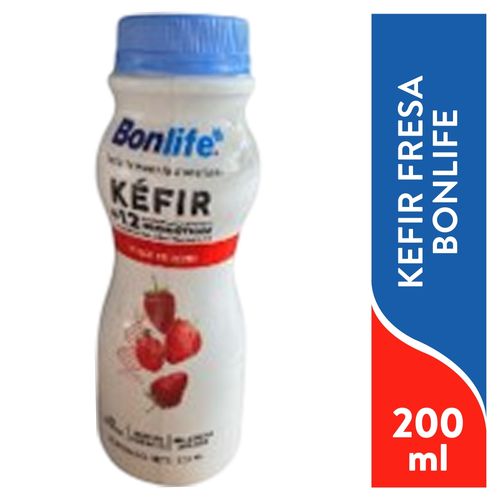 Bebida fermentada Bonlife Kefir fresa -200 ml