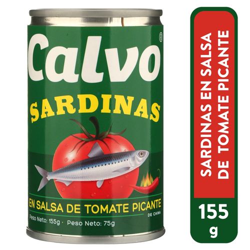Sardina Calvo Salsa Picante 155Gr
