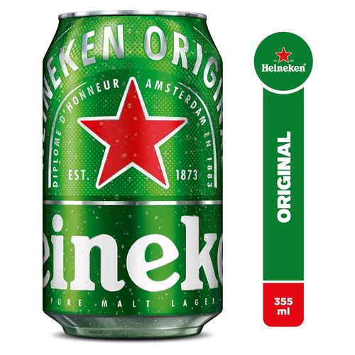 Cerveza Heineken Lata - 355 ml