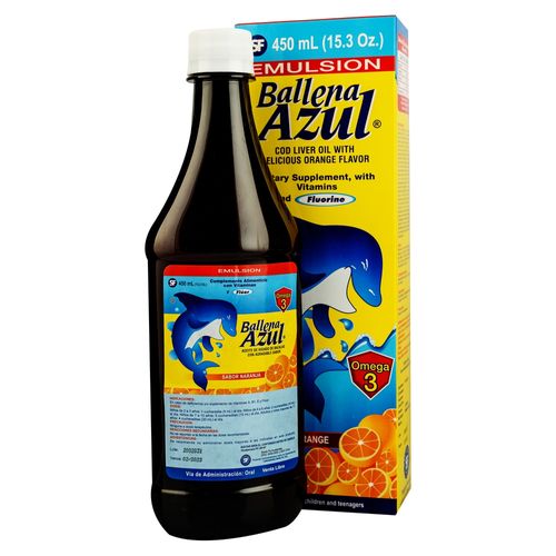 Emulsión Ballena Azul Naranja 200 ml
