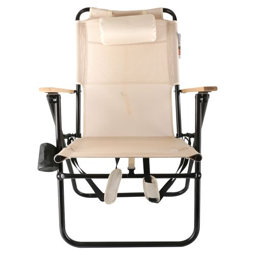 Silla de playa Ozark Trail 5 posiciones color crema
