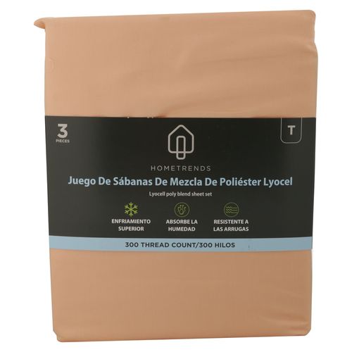 Set de sábanas Home Trends individual peach - 4 Pzas