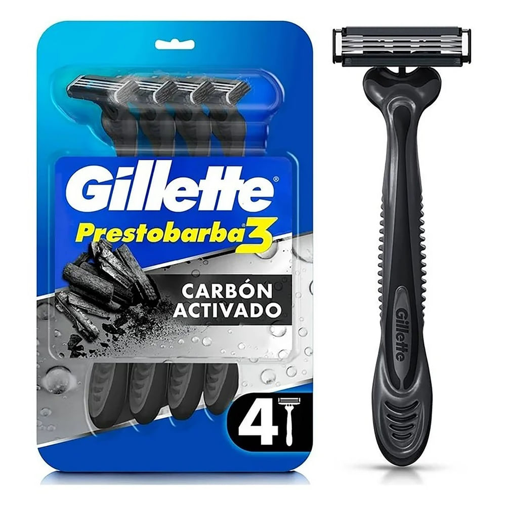 Imagen de Gillette Pb3 Carbono Activ Blister 4ea