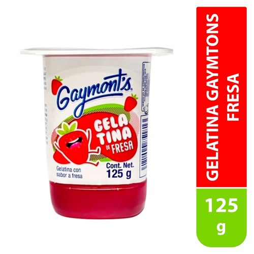 Gelatina Gaymtons Fresa  - 125 g