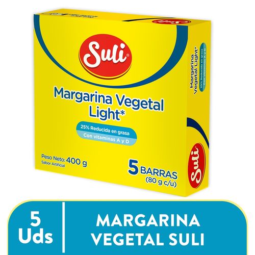 Margarina Vegetal Light Suli Caja - 400 g