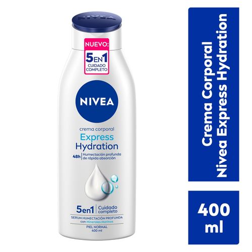 Crema Corporal Nivea Express Hidratacion Piel Normal - 400ml