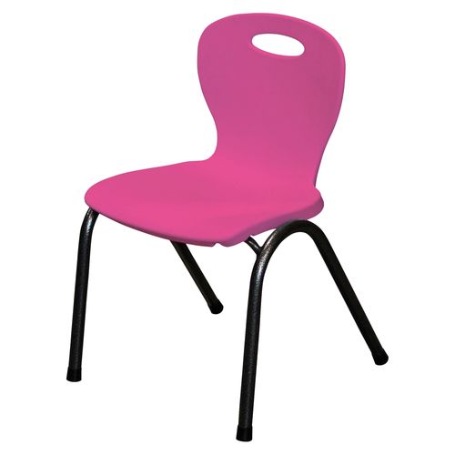 Silla Plàstica Mainstays Apilable Infantil  Color Rosada