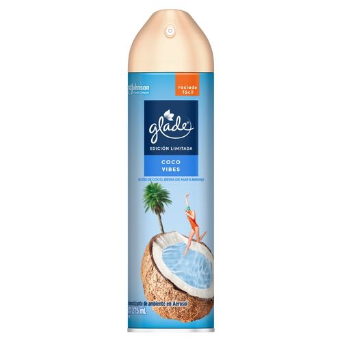 Aromatizante Aerosol Glade Coco Vibes 275 ml
