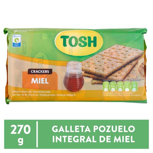 Galletas Tosh miel integral - 270 g