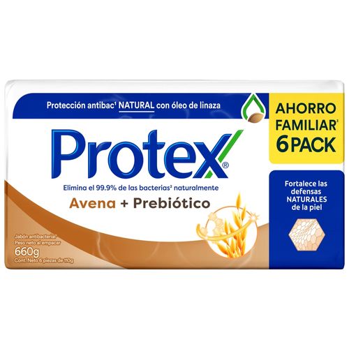 Jabon Protex Avena Antibacte 6Pck 660Gr