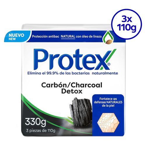 Jabon Protex Charcoal 3X110 330Gr