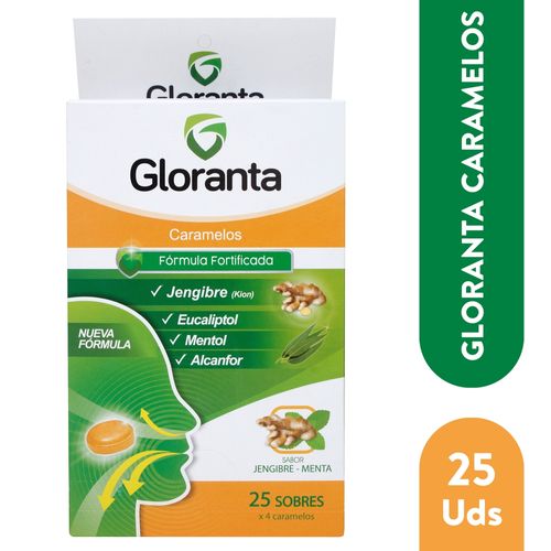 Caramelos Gloranta Good Brands Jengibre Menta Caramelos 10gr