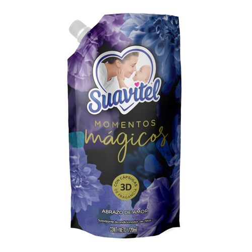 Suavizante de Telas de Telas Momentos Mágicos Abrazo de Amor - 720 ml