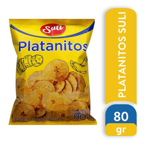Snack Suli Platanitos Salados - 80 g