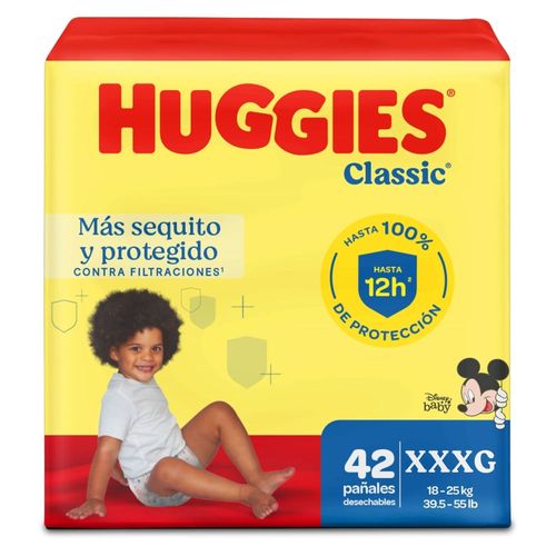Pañal Huggies Classic Supermega Xxxg 42Ea
