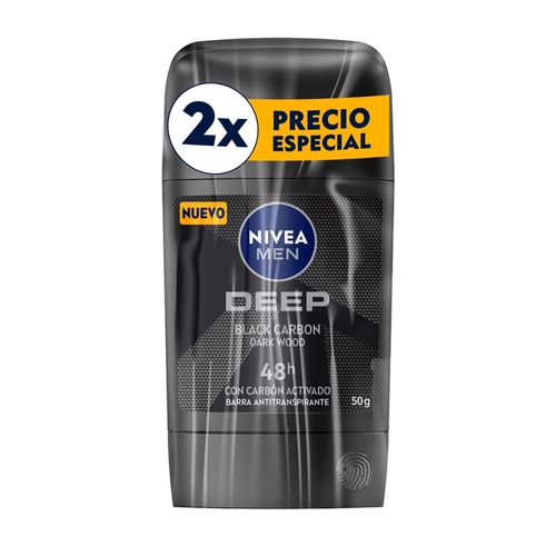 2pk Deo Nivea Barra Deep Men 100gr