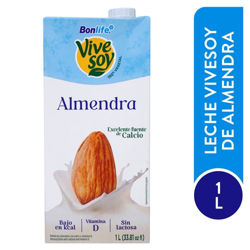Leche Almendra Vivesoy 1000 Ml
