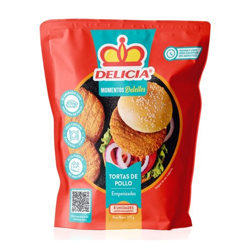 Tortas Las Delicia de Pollo Empanizadas - 1133 g