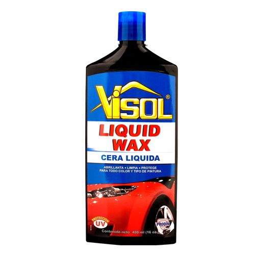 Abrillantador Visol Cera Líquida para Vehículo - 480 ml