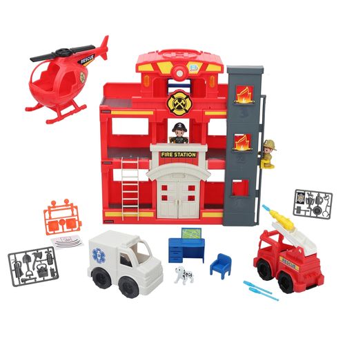 Juego Kid Connection Spark Create Imagine estación de bomberos