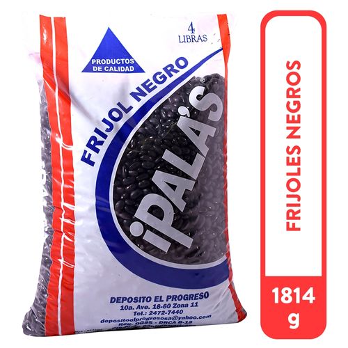 Frijol Ipalas Negro Empacado - 1814 g