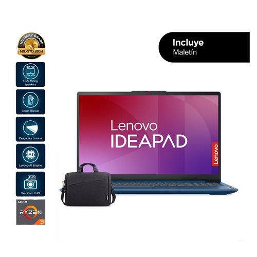 Laptop Lenovo 15R3 con 8Gb de Ram y 512Gb de almacenamiento