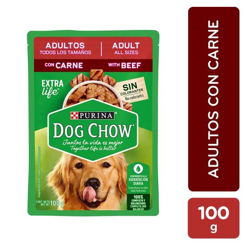 Alimento Húmedo Perro Adulto Purina Dog Chow Carne - 100 g
